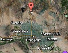 Anthem in North Phoenix AZ Map